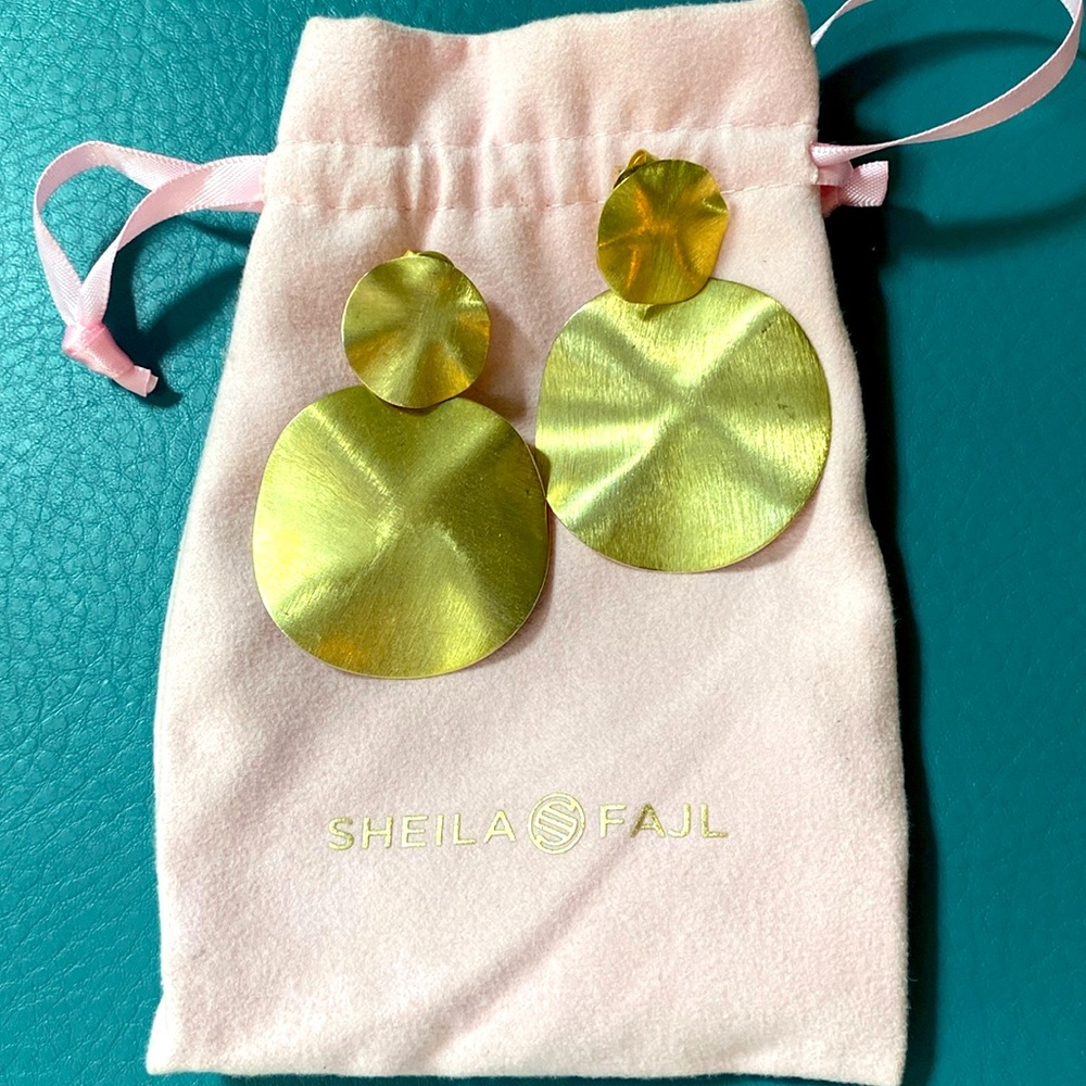 Sheila Fajl gold Isola Earrings